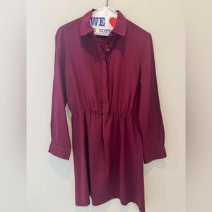 Amanda Uprichard Rich Burgundy Dress